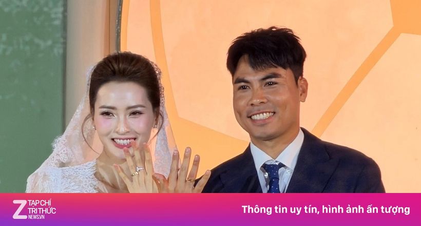 Thực đơn trong lễ cưới cầu thủ Đức Huy và MC Mù Tạt