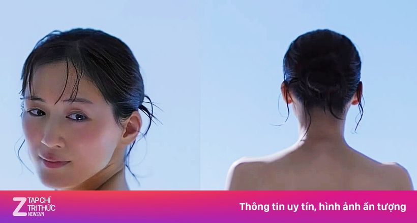 Cảnh bán khỏa thân gây sốc của mỹ nhân áo tắm Nhật Bản