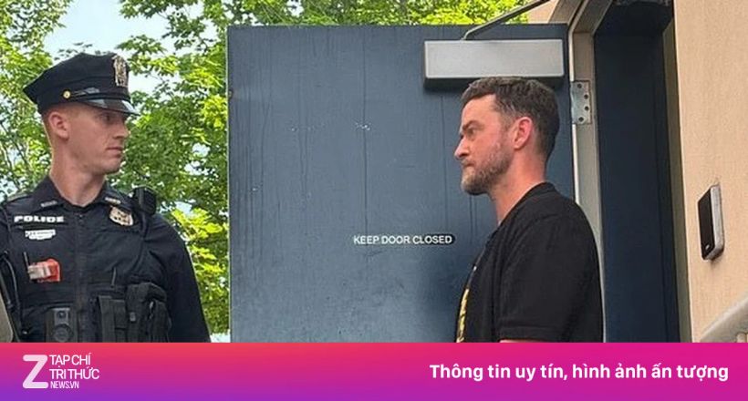 Hình ảnh Justin Timberlake bị bắt