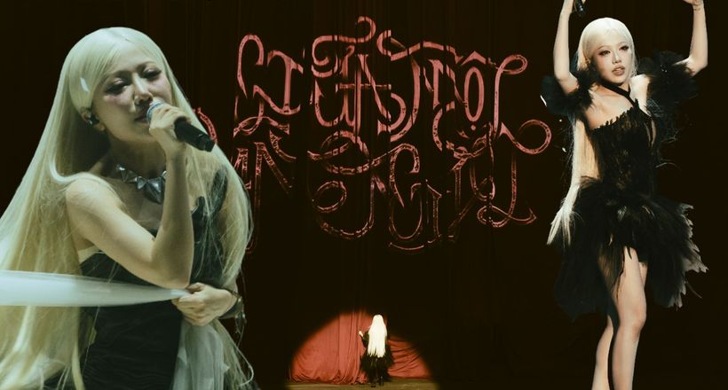 Phùng Khánh Linh đứng trên giày mũi cứng, hóa thiên nga đen trong Giữa Một Vạn Tour