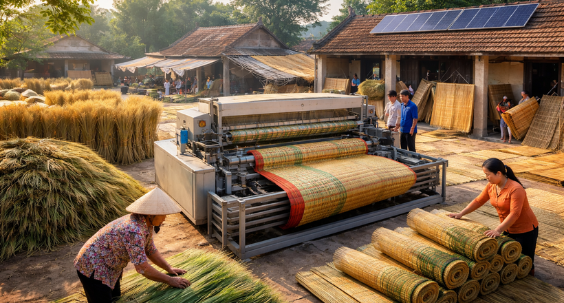 Khoa học – công nghệ trong phát triển làng nghề dệt chiếu cói: Thực tiễn và giải pháp