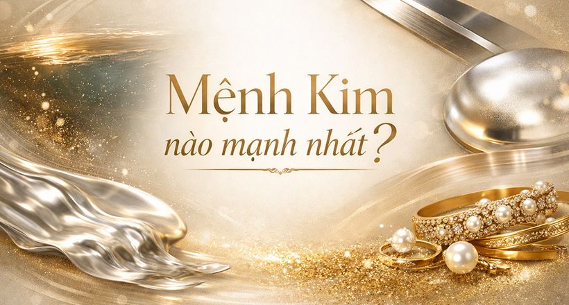 Mệnh Kim nào mạnh nhất? Giải mã 6 nạp âm để kích hoạt tài lộc 2026