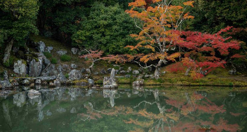 Tính thiền trong các khu vườn truyền thống ở đền Tenryu