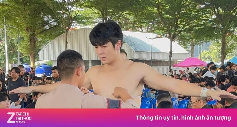 Mỹ nam gây chú ý khi gia nhập quân đội Thái Lan