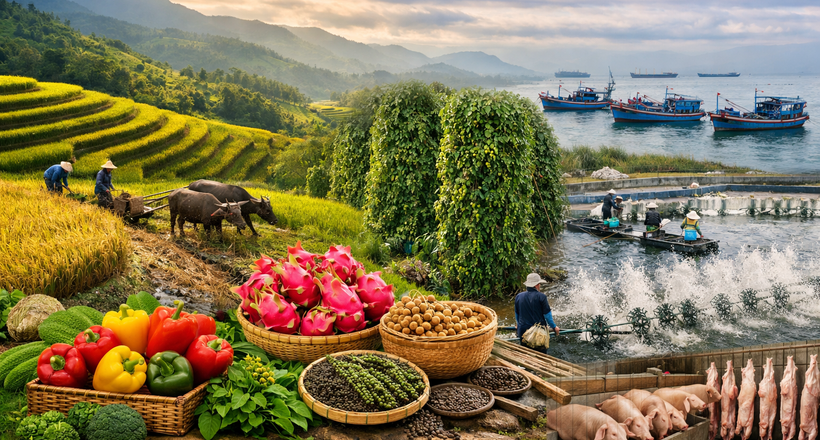 Xuất khẩu nông, lâm, thủy sản quý I/2026: Tăng trưởng trong thế phân hóa và yêu cầu nâng cao chất lượng