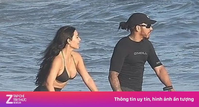 Hình ảnh tình tứ của Kim Kardashian và Lewis Hamilton
