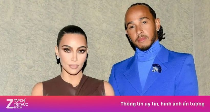 Kim Kardashian và tay đua F1 công khai tình cảm