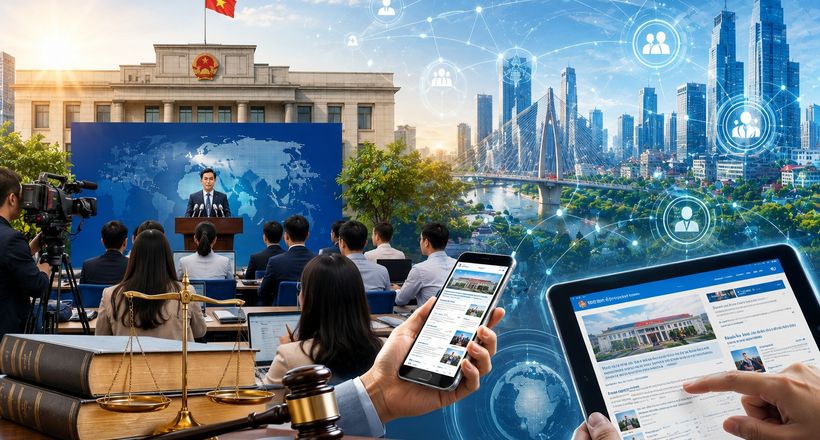 Đẩy mạnh truyền thông chính sách qua thông cáo báo chí: Nâng cao minh bạch pháp luật và hiệu quả quản trị xã hội