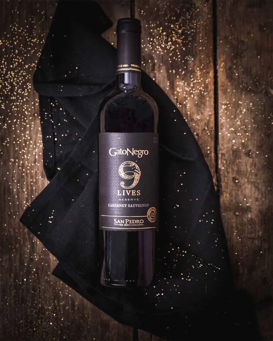 Rượu vang Chile Gato Negro 9 Lives Reserve