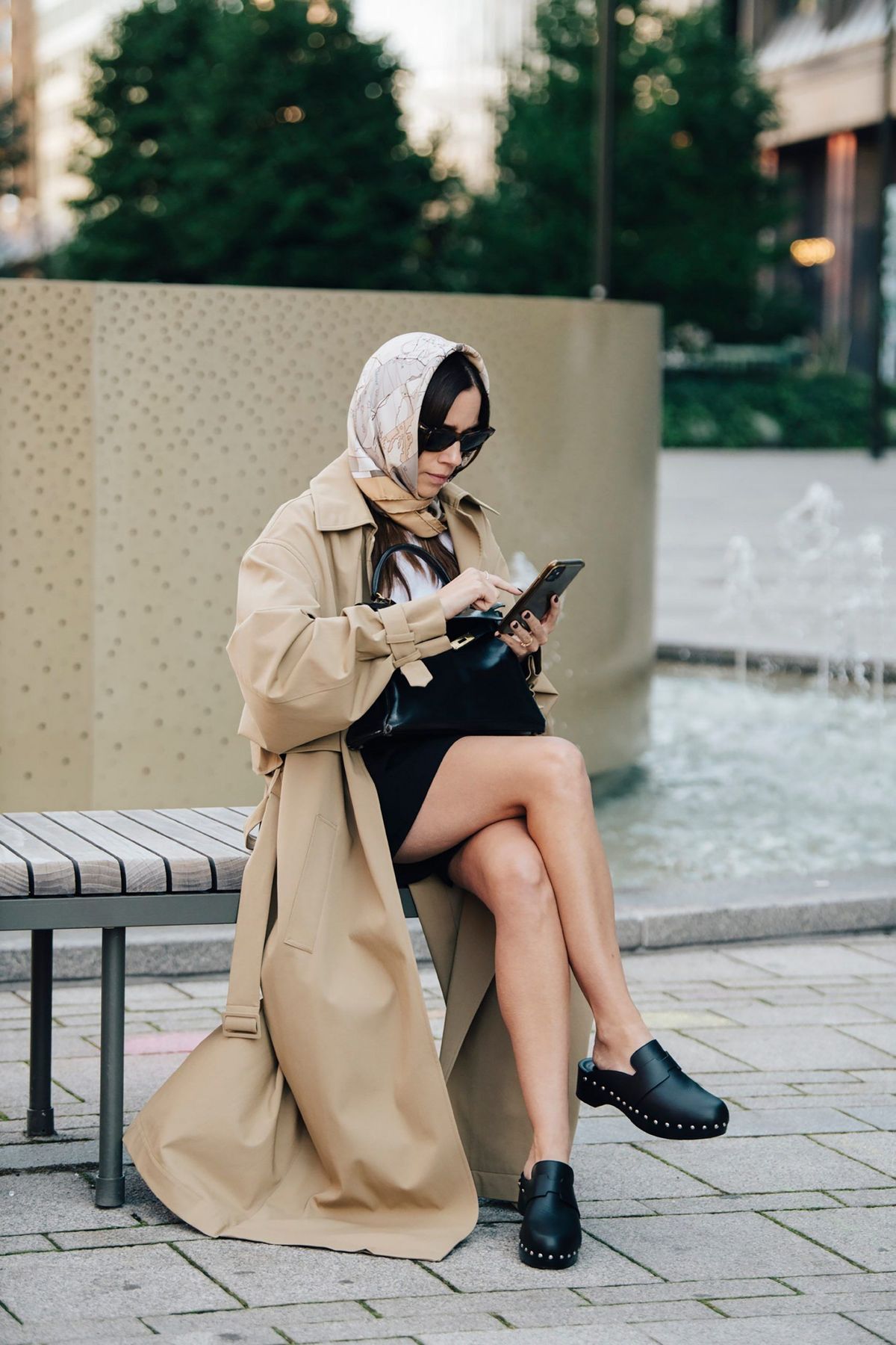 áo trenchcoat khaki