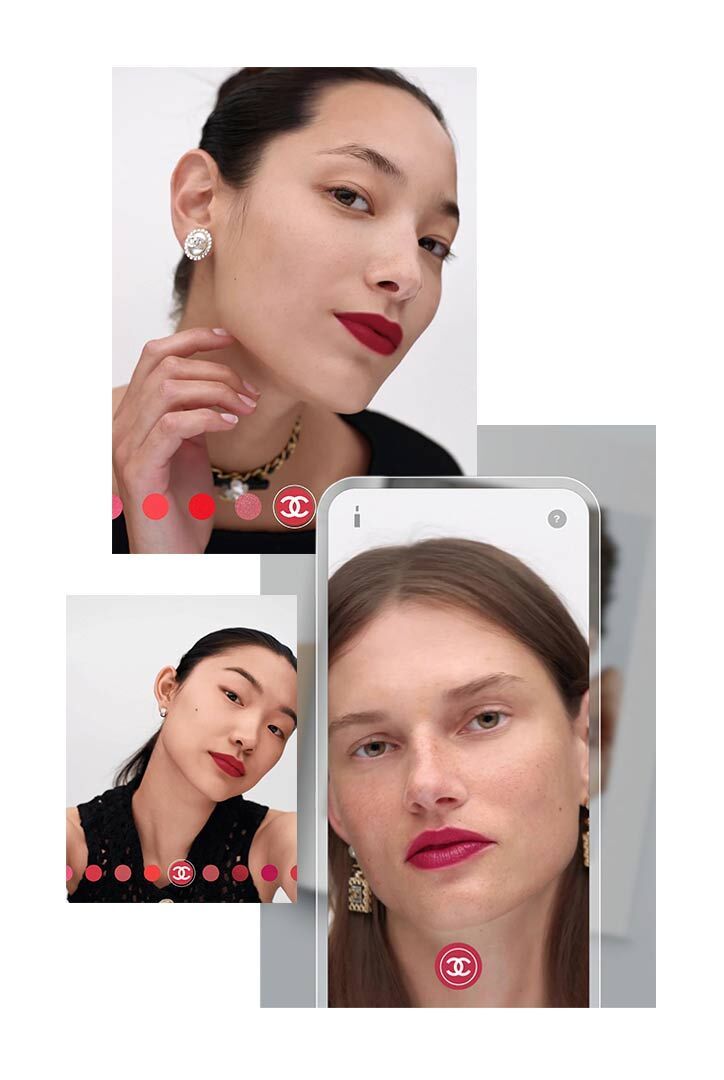 Tính năng thử nghiệm màu son trên ứng dụng Lip Scanner của Chanel
