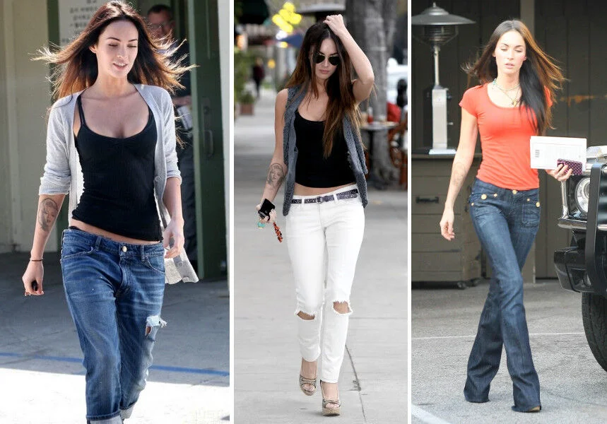 Phong cách thời trang của Megan Fox khi xưa