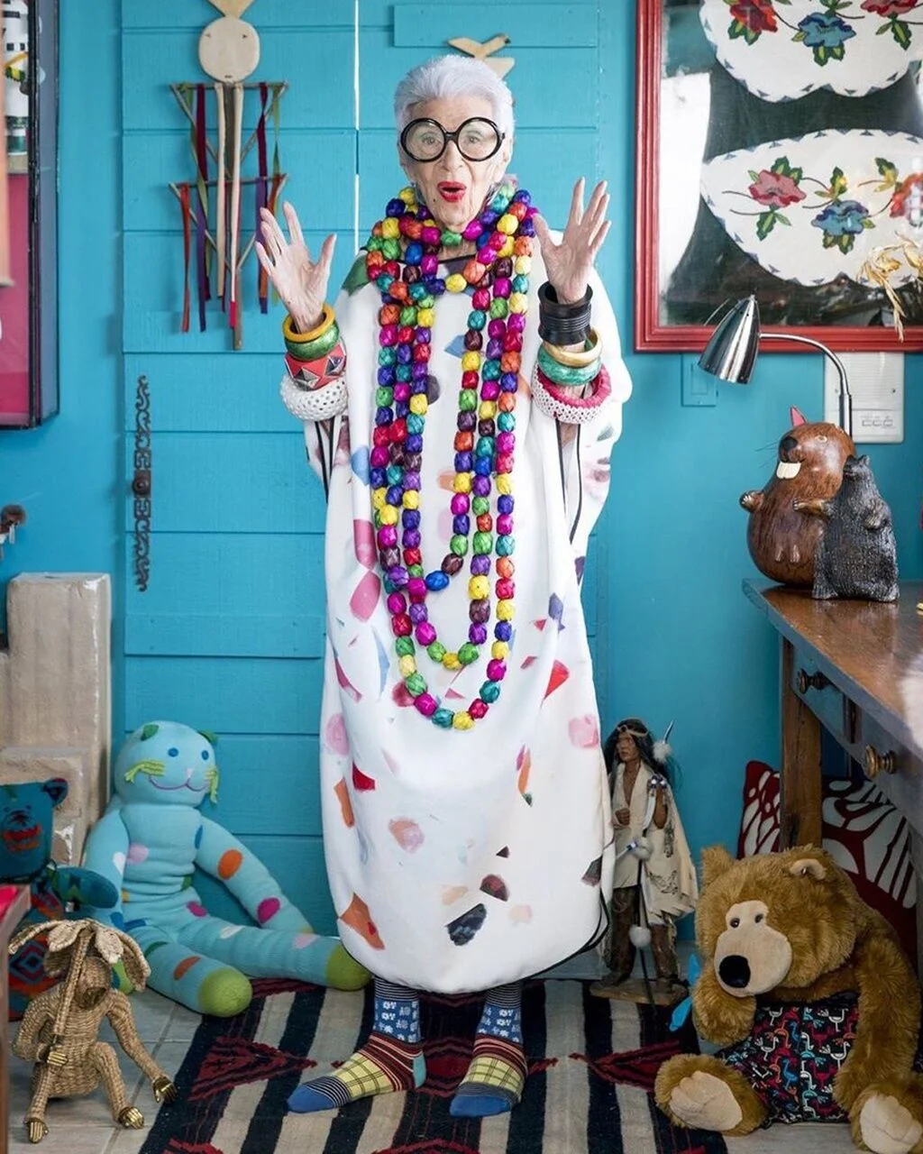 Iris Apfel - Người mẫu 100 tuổi