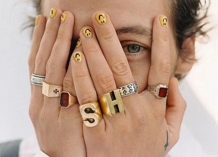 Harry Style nail art