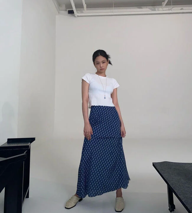 Tuyệt chiêu diện váy dài đẹp như Black Pink-11