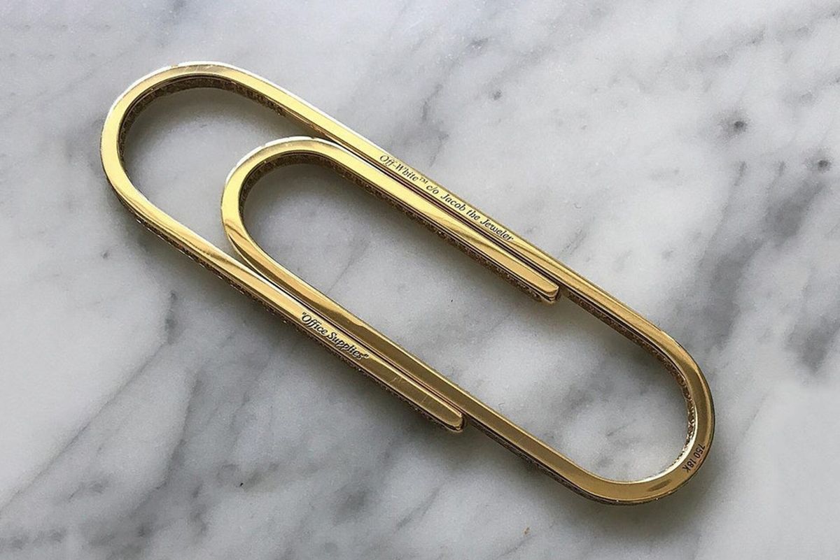 Dòng trang sức bằng kẹp giấy từ vàng 18K nạm kim cương của Jacob & Co