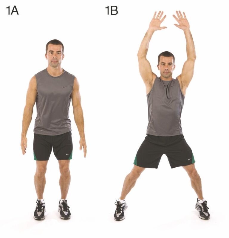 Bài tập HIIT Jump Jack – Nhảy dạng chân