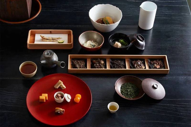 trà chiều tại Ginza Kikunoya