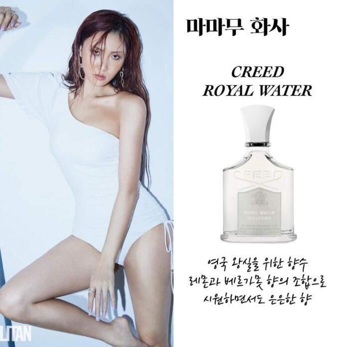 Mùi hương "hoàng gia” - Creed Royal Water - của Hwasa.
