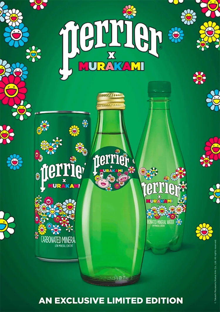 Perrier hợp tác cùng Takashi Murakami ra mắt BST phiên bản giới hạn Perrier x Murakami-4