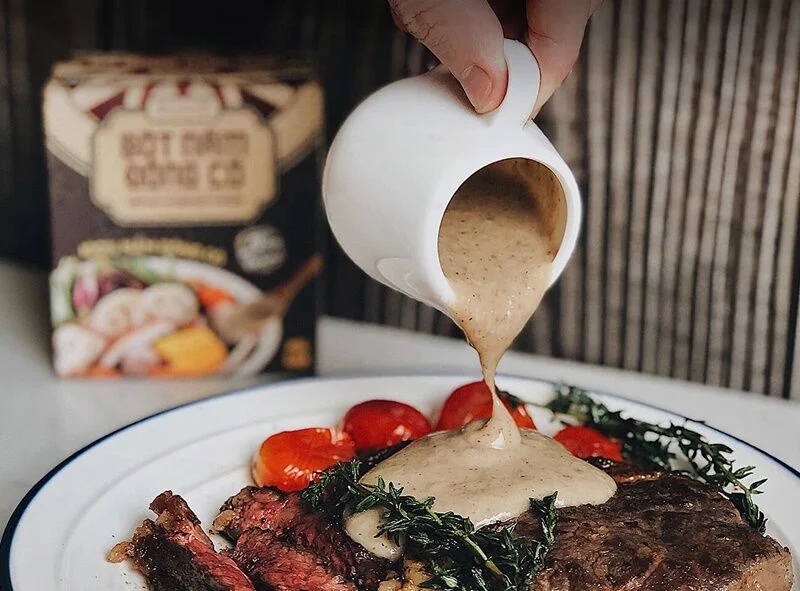 Thay sốt phô mai bằng sốt nấm