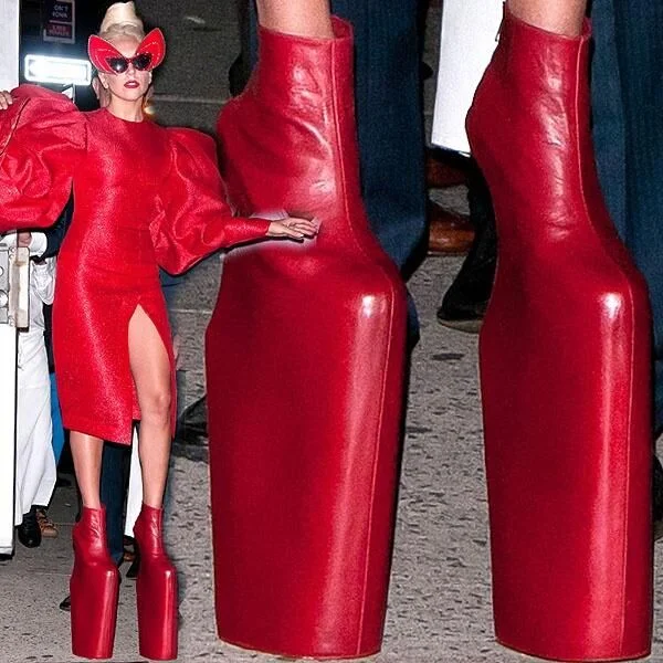 Lady Gaga xuống phố với giày cao gần 30cm-8