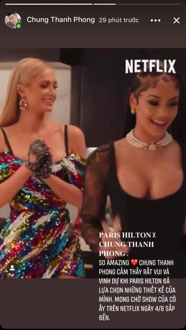 Paris Hilton xuất hiện “lấp lánh” trong bộ váy của NTK Chung Thanh Phong-2