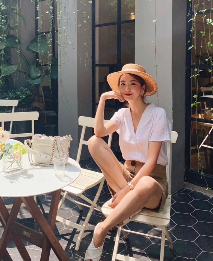 Gợi ý hay ho cho nàng yêu thích áo sơ mi tay ngắn-2