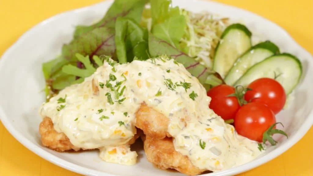 Công thức gà Nanban với sốt Tartar (Gà chiên mềm, mọng nước cùng với sốt giấm ngọt) - Cooking with Dog