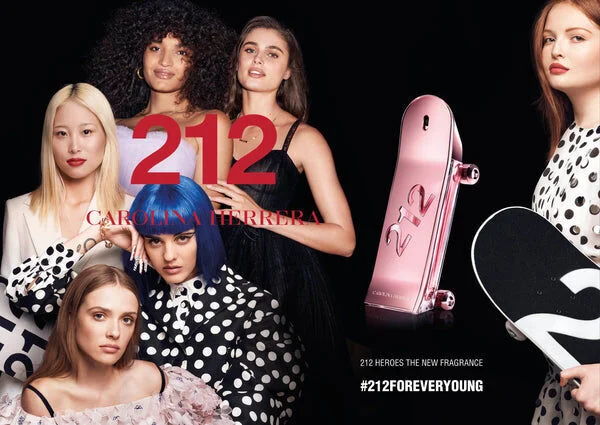 Carolina Herrera 212 Heroes For Her EDP: Thổi bừng sức trẻ