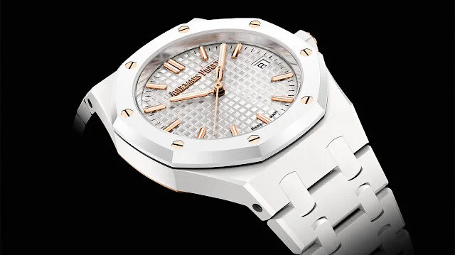 Ra mắt Audemars Piguet Royal Oak Selfwinding chất liệu ceramic trắng