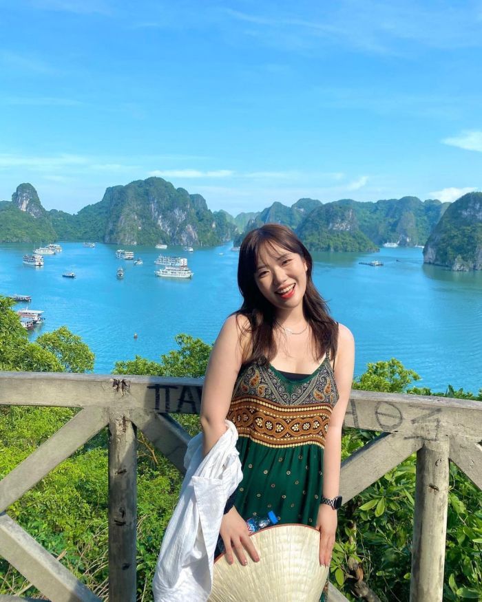 Đảo Titop có view nhìn Hạ Long từ trên cao rất đẹp. Ảnh:@heartofspring_