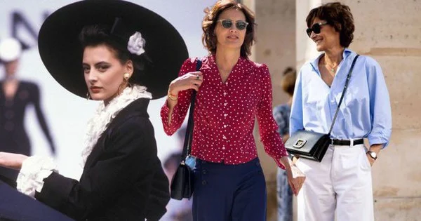 Người mẫu Inès de La Fressange:,U70 trở thành biểu tượng mặc đẹp