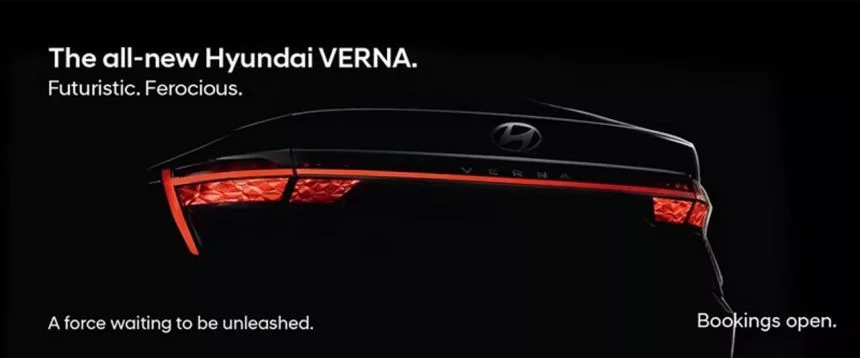 Hyundai Accent 2023 all-new lộ diện sắc sảo trong ảnh teaser