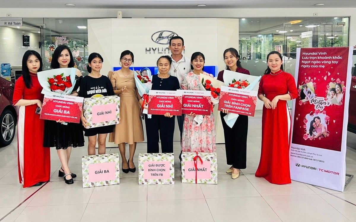 Hyundai Vinh mừng Ngày của Mẹ: Ngọt ngào trong vòng tay mẹ
