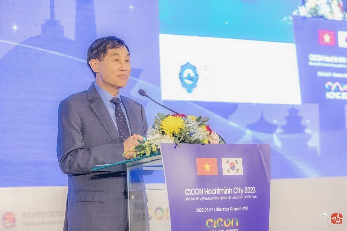 Diễn đàn CICON HCMC 2023: Xây dựng đô thị thông minh - văn hóa - hội tụ tại TP.HCM giữa Việt Nam - Hàn Quốc.