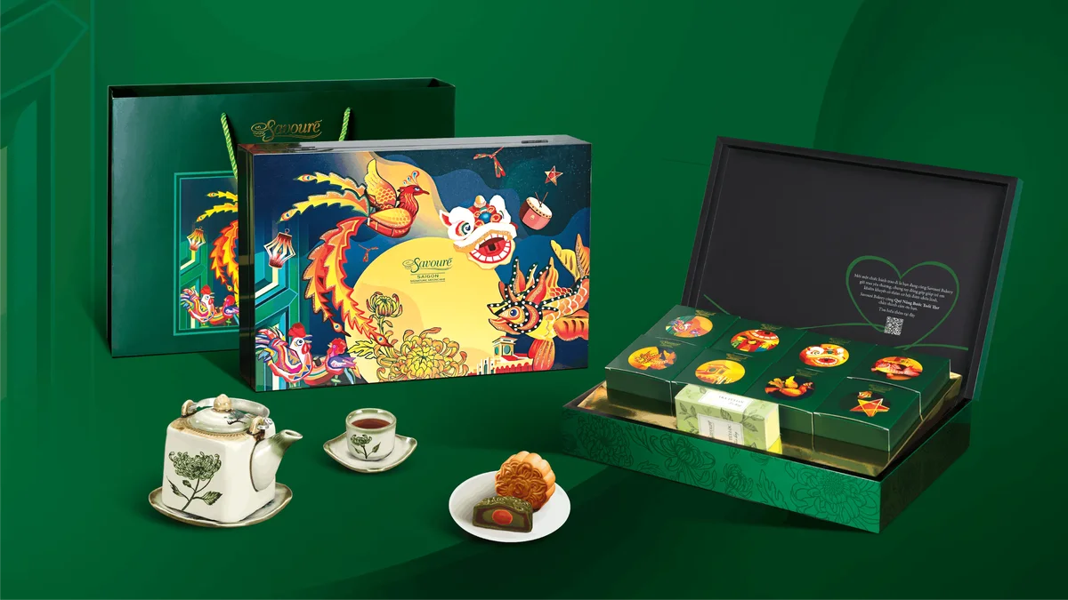 hộp quà Trung Thu Savouré Bakery