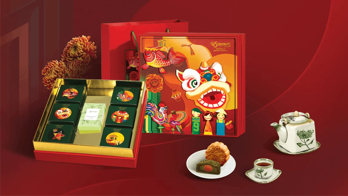 hộp quà Trung Thu Savouré Bakery