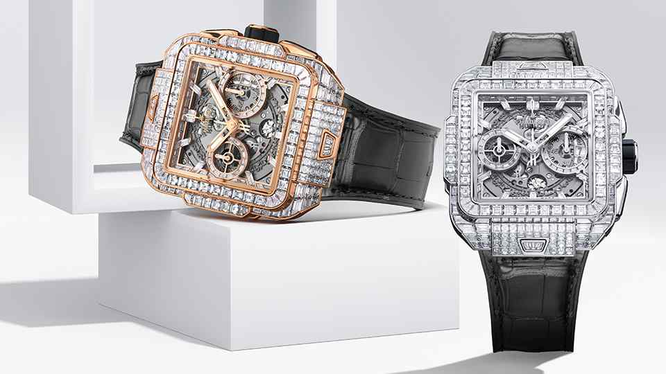 Ra mắt Hublot Square Bang Unico kim cương độc đáo phiên bản 2023