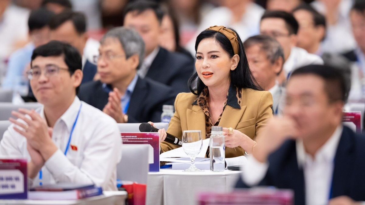 CEO IPPG Lê Hồng Thủy Tiên tại Diễn đàn Kinh tế - Xã hội Việt Nam 2023