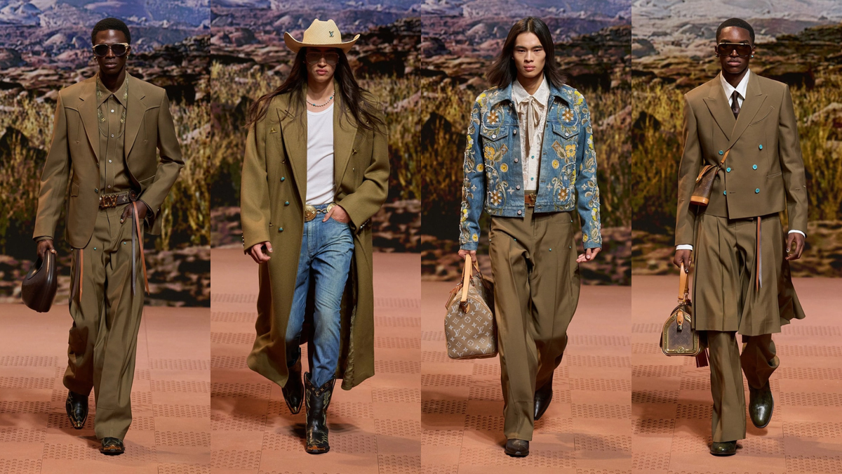 Louis Vuitton Fall/Winter 2024 Menswear – Chuyến phiêu lưu về miền Viễn Tây nước Mỹ của Pharrell Williams