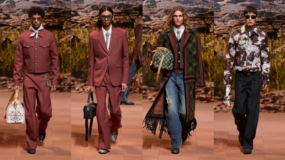 Louis Vuitton Fall/Winter 2024 Menswear – Chuyến phiêu lưu về miền Viễn Tây nước Mỹ của Pharrell Williams