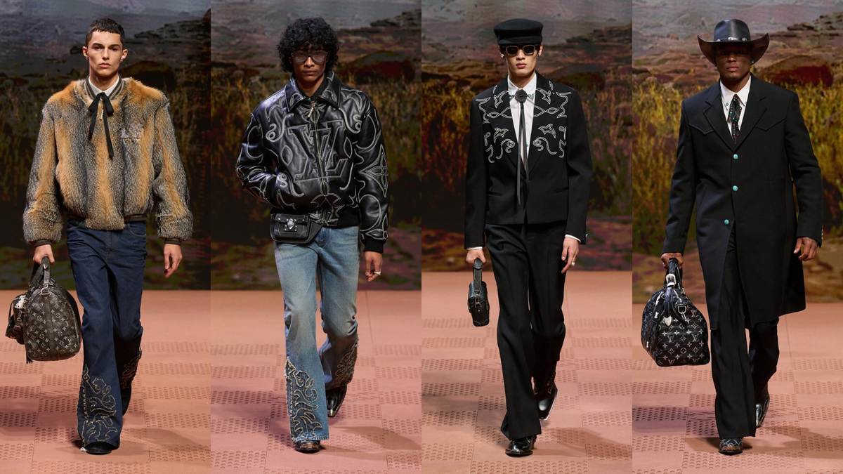Louis Vuitton Fall/Winter 2024 Menswear – Chuyến phiêu lưu về miền Viễn Tây nước Mỹ của Pharrell Williams