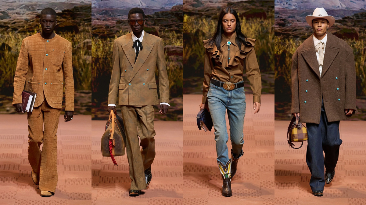 Louis Vuitton Fall/Winter 2024 Menswear – Chuyến phiêu lưu về miền Viễn Tây nước Mỹ của Pharrell Williams