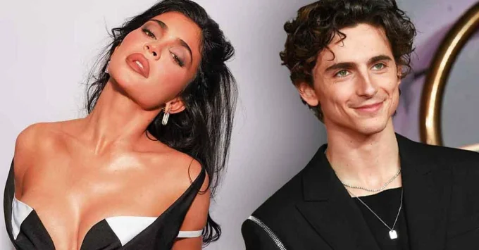 Kylie Jenner và Timothée Chalamet phát cẩu lương trong Quả Cầu Vàng 