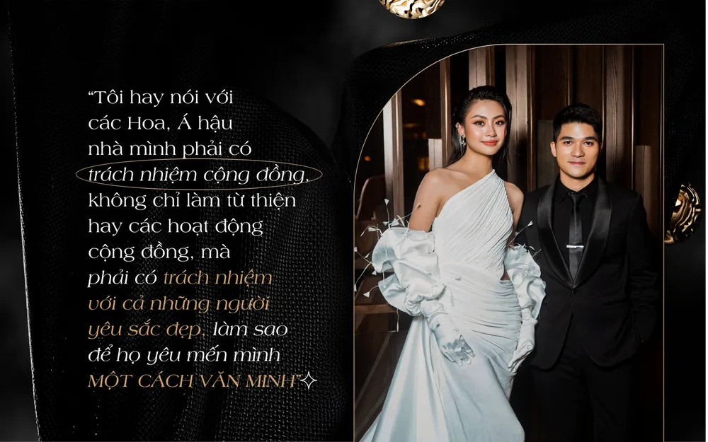 Bảo Hoàng: ‘Tôi vui khi Hoa hậu Hoàn vũ được gắn với chữ sang’
