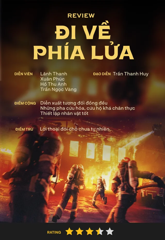 Đi Về Phía Lửa: Phim Việt đáng khen về đề tài lính cứu hỏa!