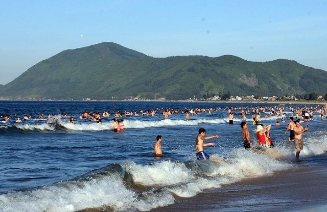 Biển Nhật Lệ tại Quảng Bình