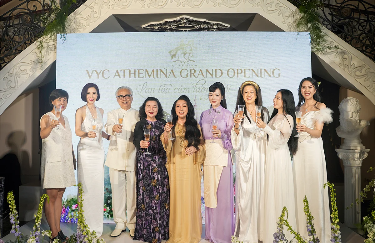 VYC Athemina tổ chức sự kiện ra mắt ấn tượng hội tụ giới thượng lưu Sài Thành