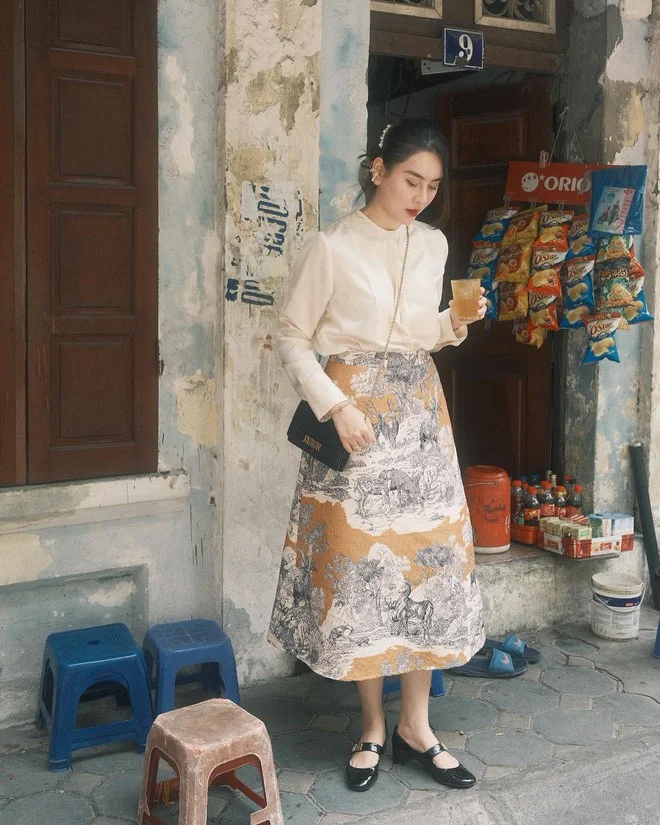 Cách mặc chân váy đẹp